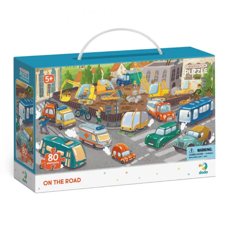 Дитячий пазл обсерваційний DoDo Toys картон 80 ел. багатошаровий