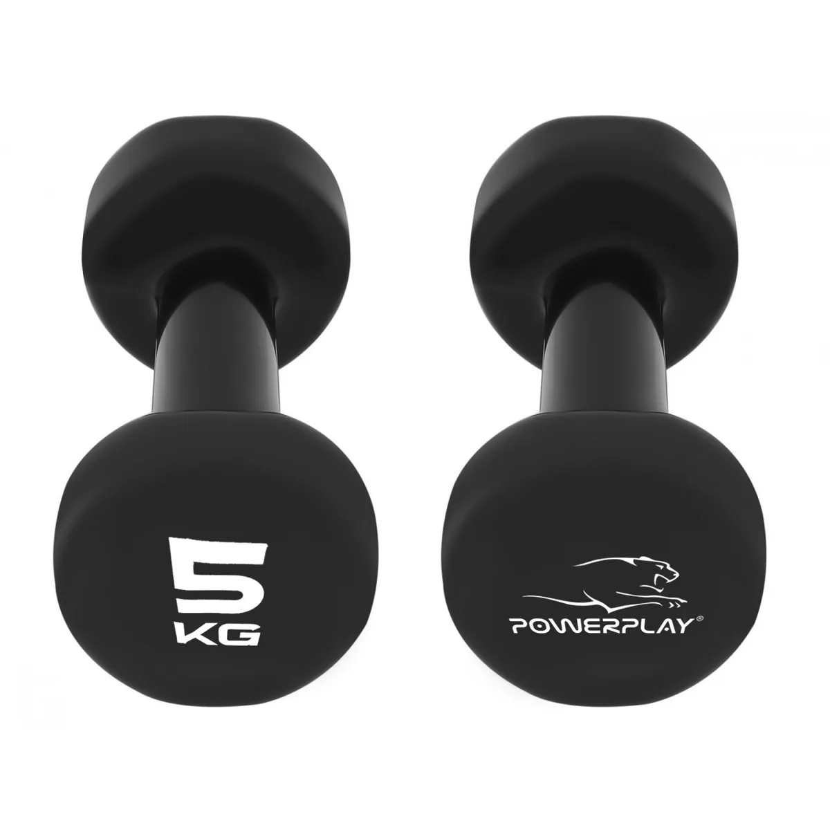 Гантелі вінілові Active Point 2х5 кг Чорні