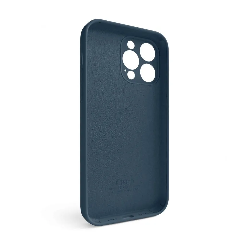 Чохол силіконовий закритий для Apple iPhone 15 Pro Max синій