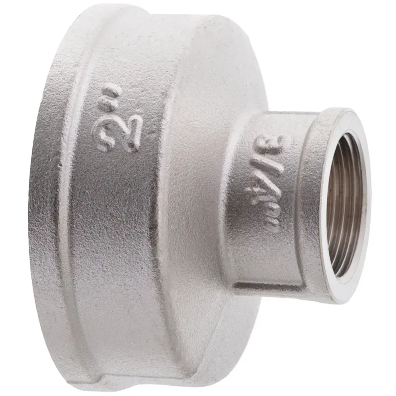 Муфта редукційна Koer латунь 3/4"x2" сталевий нікельований