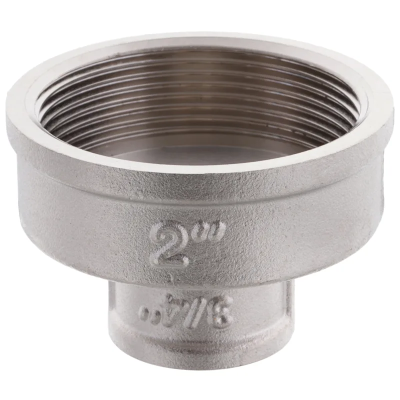 Муфта редукційна Koer латунь 3/4"x2" сталевий нікельований