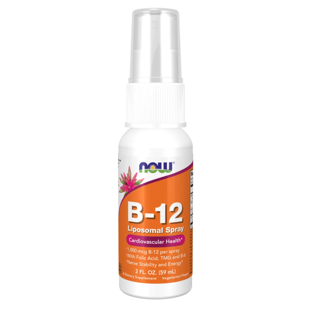 Now Foods B 12 Liposomal Spray 59ml Малина