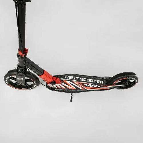 Алюмінієвий самокат Best Scooter з PU колесами 230мм та 200мм для дітей та дорослих з амортизатором.