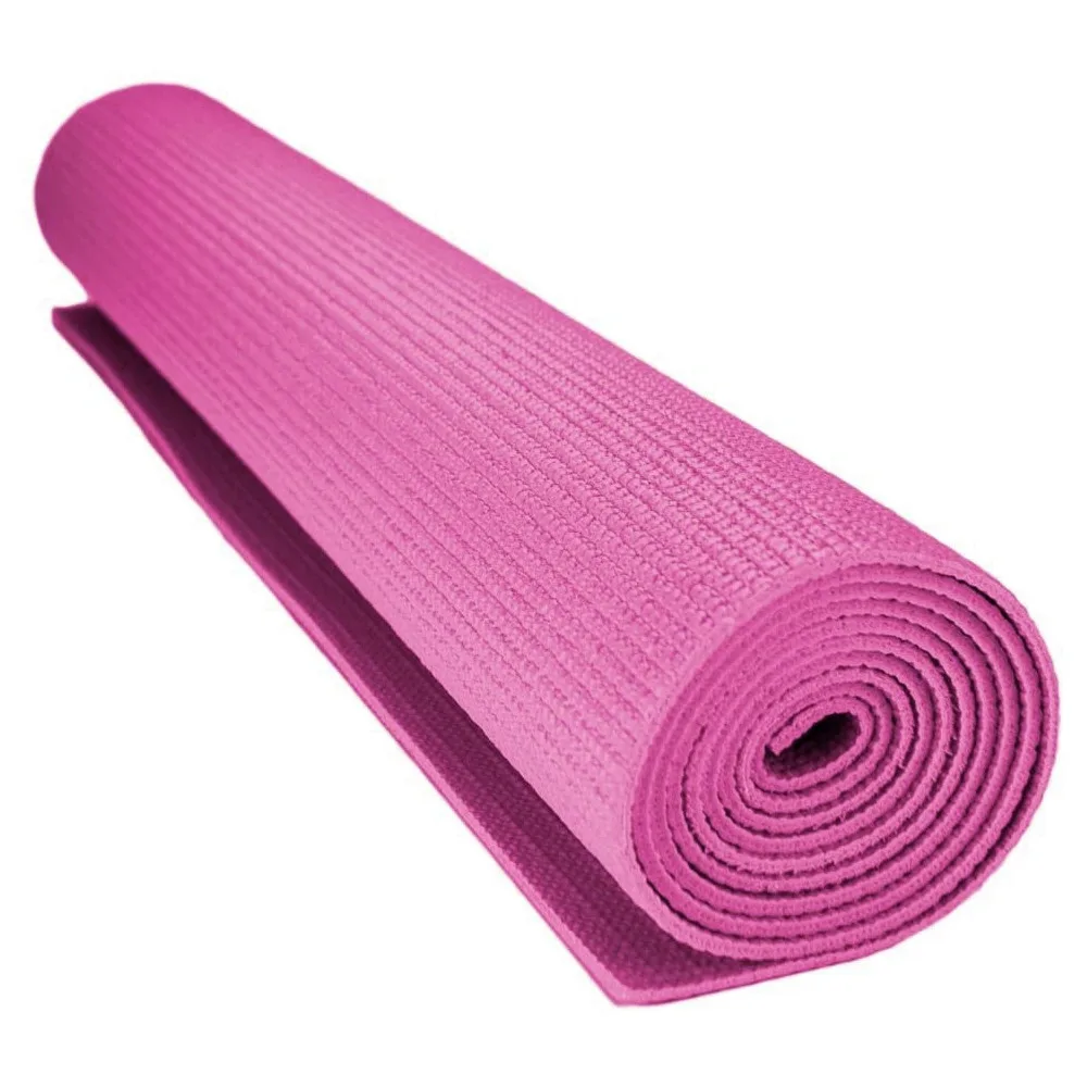 Килимок для йоги Active Point PVC 173х61 см Рожевий