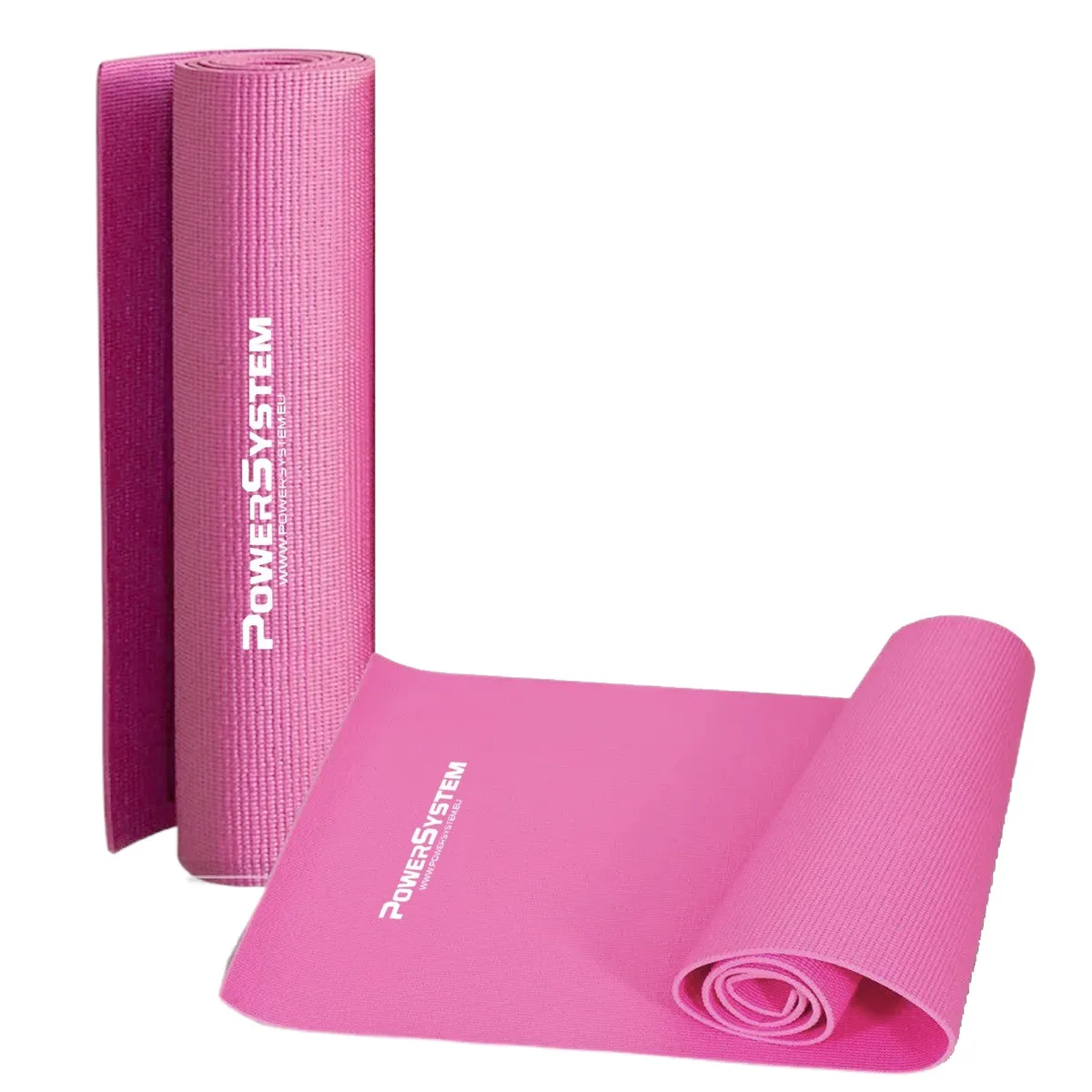 Килимок для йоги Active Point PVC 173х61 см Рожевий