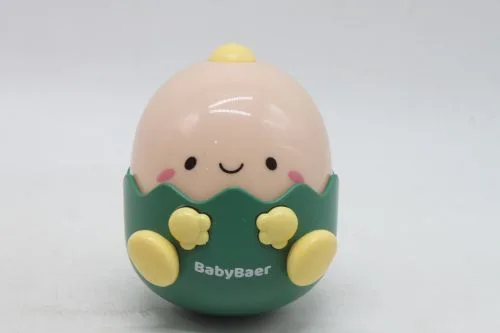 Неваляшка-ночник Sobebear Динозавр зеленый с регулируемой подсветкой и колыбельными для детей от 1 года