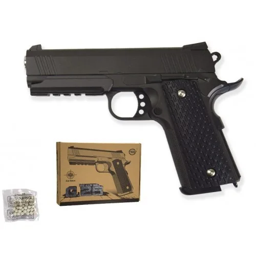Страйкбольный пистолет Colt Galaxy G25 металлический 30x19x5 см черный