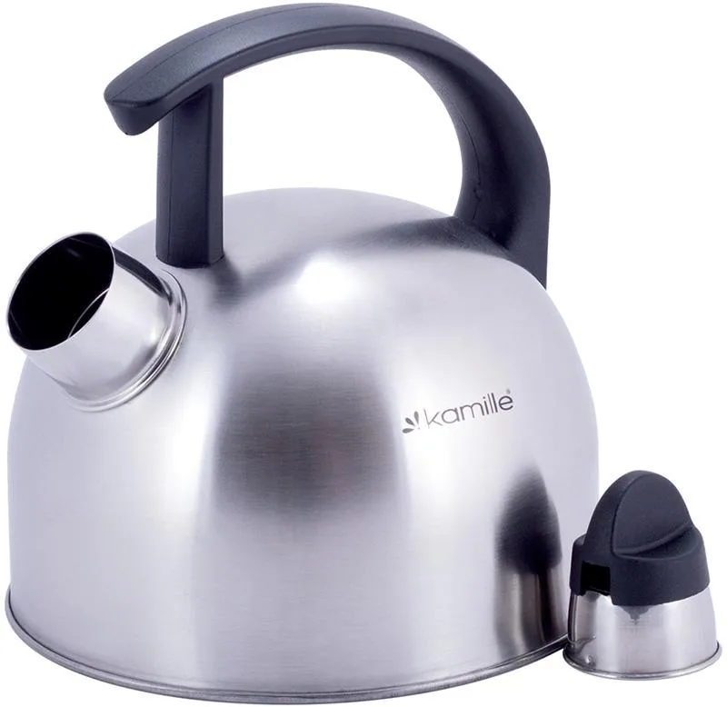 Чайник Kamille Whistling Kettle з нержавіючої сталі 1,5 л зі свистком