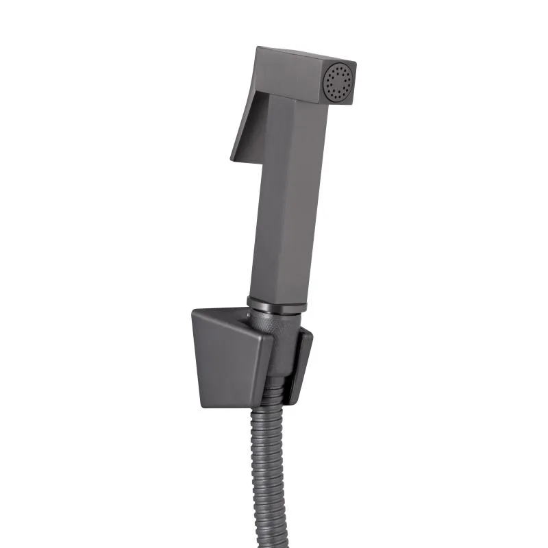 Смеситель для раковины однорычажный Qtap Gemini 272 Gunmetal Black PVD латунь 60х169х148 мм