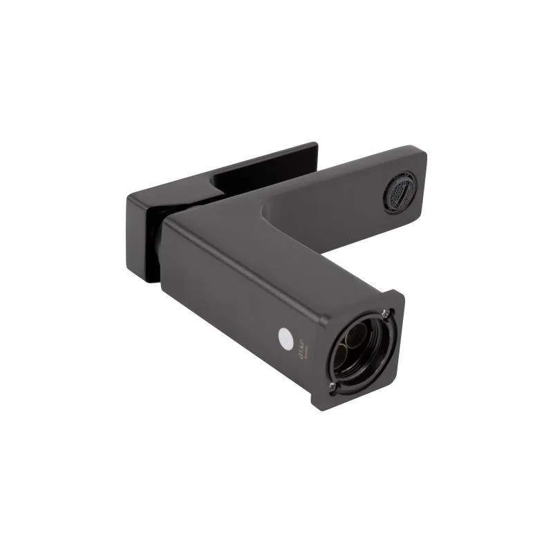 Смеситель для раковины однорычажный Qtap Gemini 272 Gunmetal Black PVD латунь 60х169х148 мм