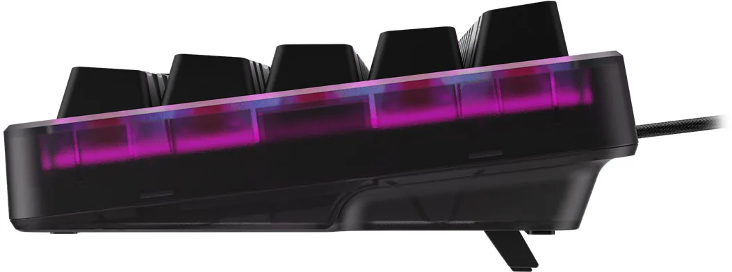Клавіатура HyperX механічна дротова 65 клавіш чорна RGB Hot-Swap
