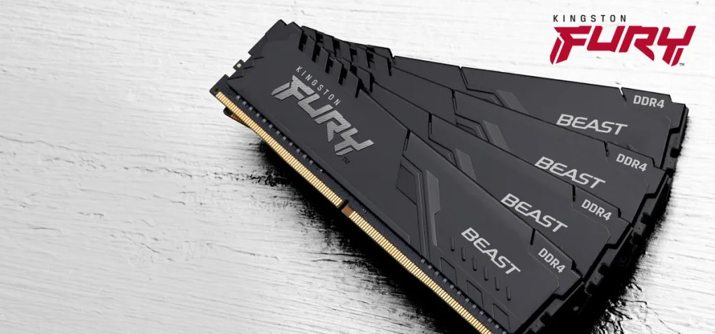 Пам'ять ПК Kingston DDR4   8GB 3200 FURY Beast