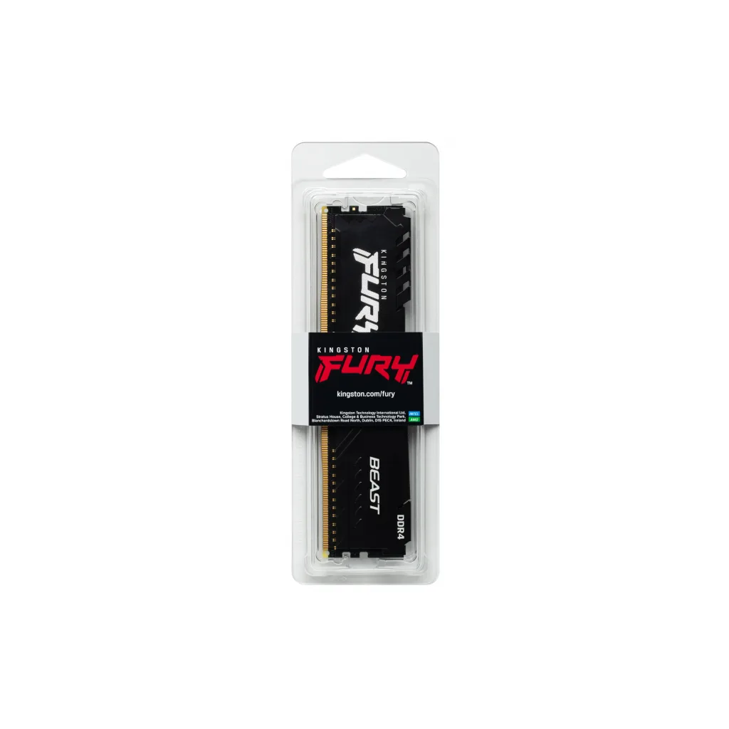 Пам'ять ПК Kingston DDR4   8GB 3200 FURY Beast