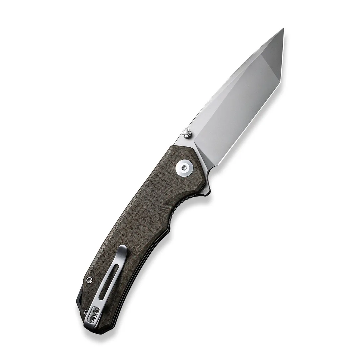 Ніж складаний Civivi D2 88 мм Micarta зелений