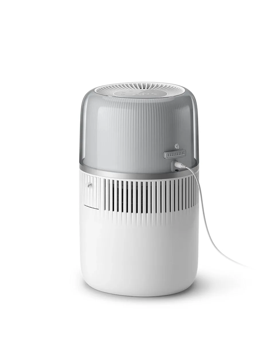 Увлажнитель воздуха Philips, классическое увлажнение, серия 5000, для помещений до 56 м2, объем 45 л, производительность 400 мл/ч, электронное управление, режим ночного сна.