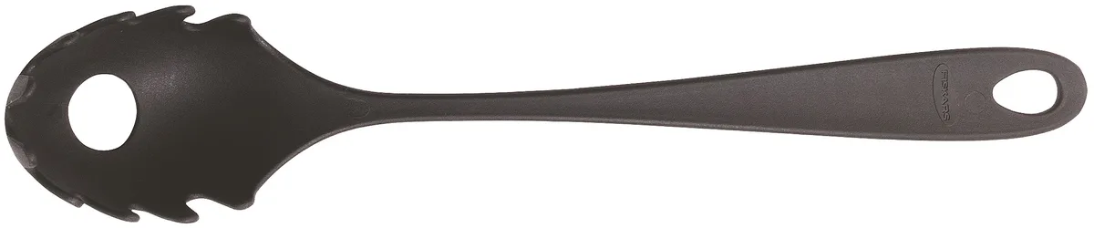 Ложка для пасти Fiskars Essential, 28.5 см, пластиковий, чорний.