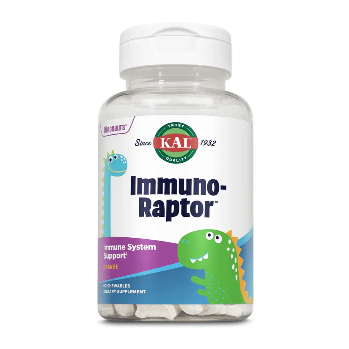 KAL ImmunoRaptor жувальні таблетки 60 шт апельсинові для імунітету дітей