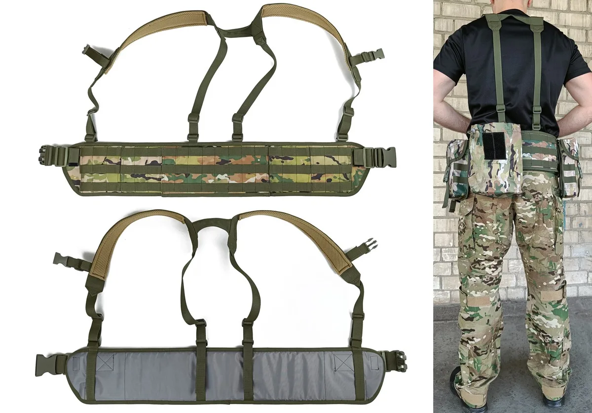 Тактичний пояс РПС Cordura 1050 85-140 см Мультикам