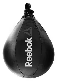 Груша боксерська Reebok натуральна шкіра 35х15 см чорна унісекс