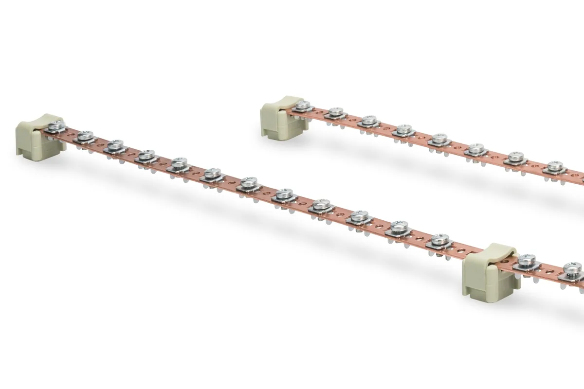 Шина заземлення DIGITUS Potential Equalization Bar, 820 mm, 2 шт.