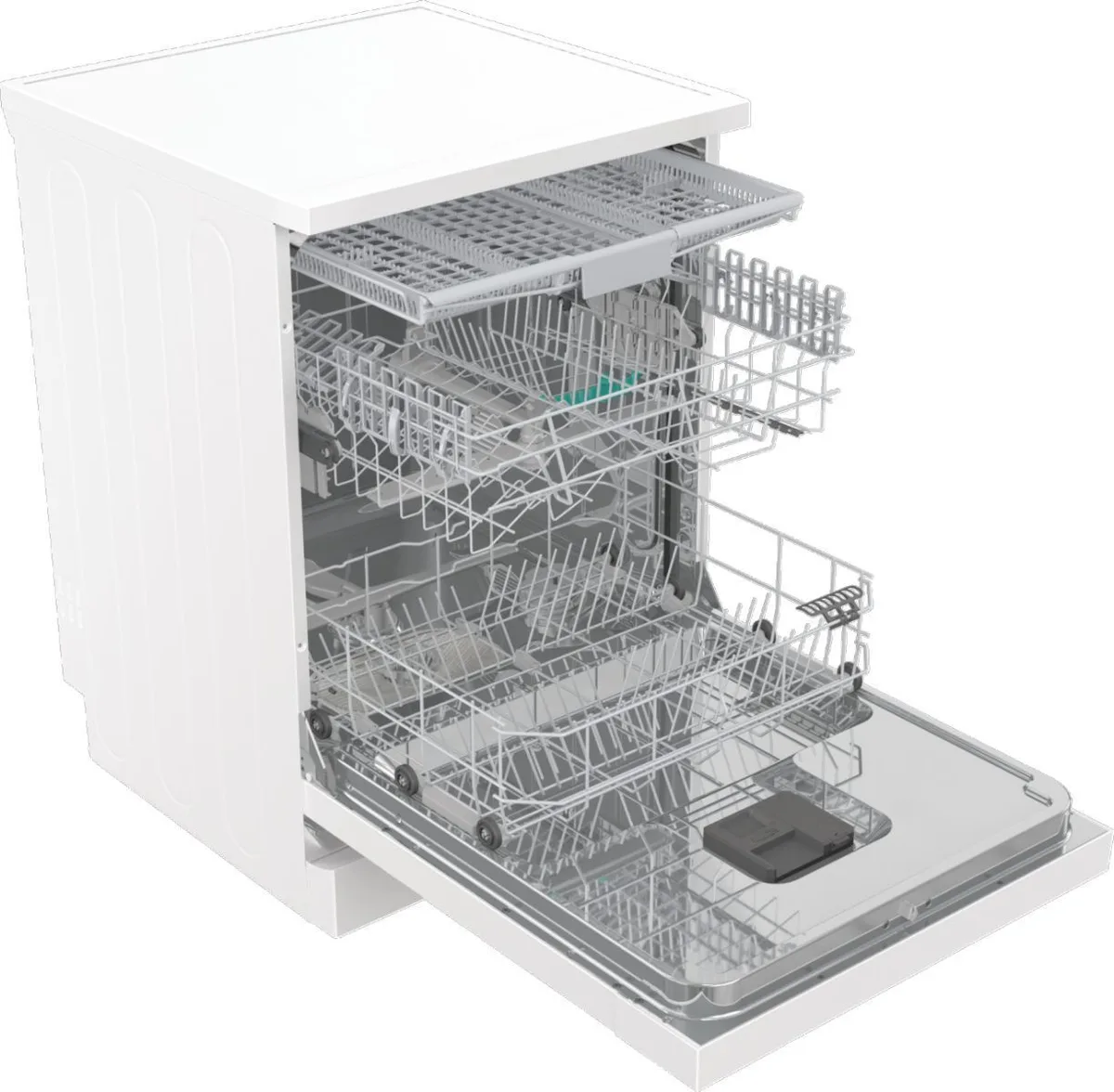 Посудомийна машина Gorenje, 16 комплектів, клас енергоефективності A+++, ширина 60 см, з дисплеєм, 3 кошиками, системою AquaStop,