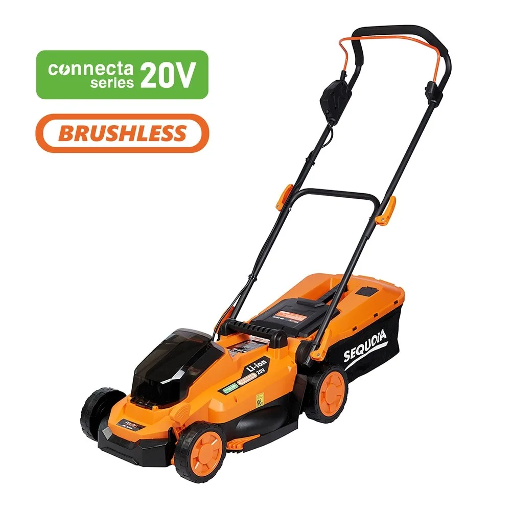 Акумуляторна газонокосарка SEQUOIA SBL2033B-EV 20В, 1x4А·год, ширина скошування 33 см, об'єм травозбірника 30 л, висота скошування