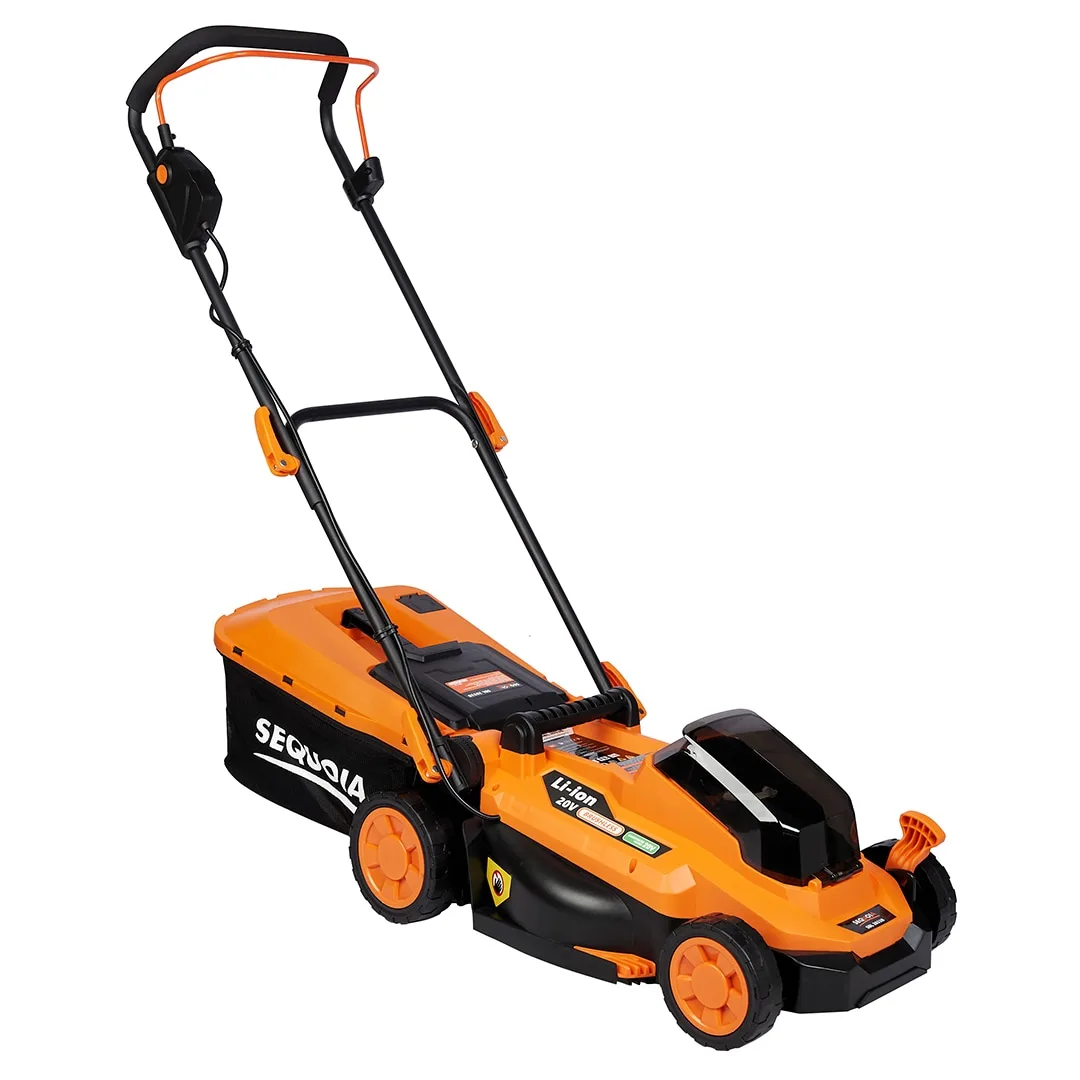 Акумуляторна газонокосарка SEQUOIA SBL2033B-EV 20В, 1x4А·год, ширина скошування 33 см, об'єм травозбірника 30 л, висота скошування