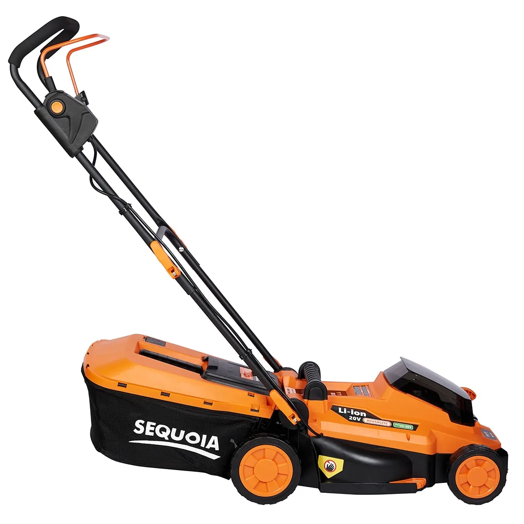 Акумуляторна газонокосарка SEQUOIA SBL2033B-EV 20В, 1x4А·год, ширина скошування 33 см, об'єм травозбірника 30 л, висота скошування