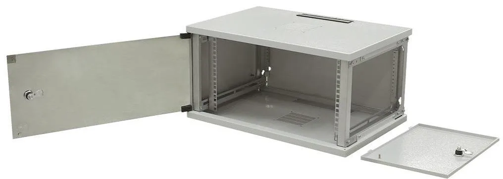 Шафа  ZPAS 19", 6U, SJ, з змінними бічними стінками, 600х500 мм, максимально 30кг, сіра