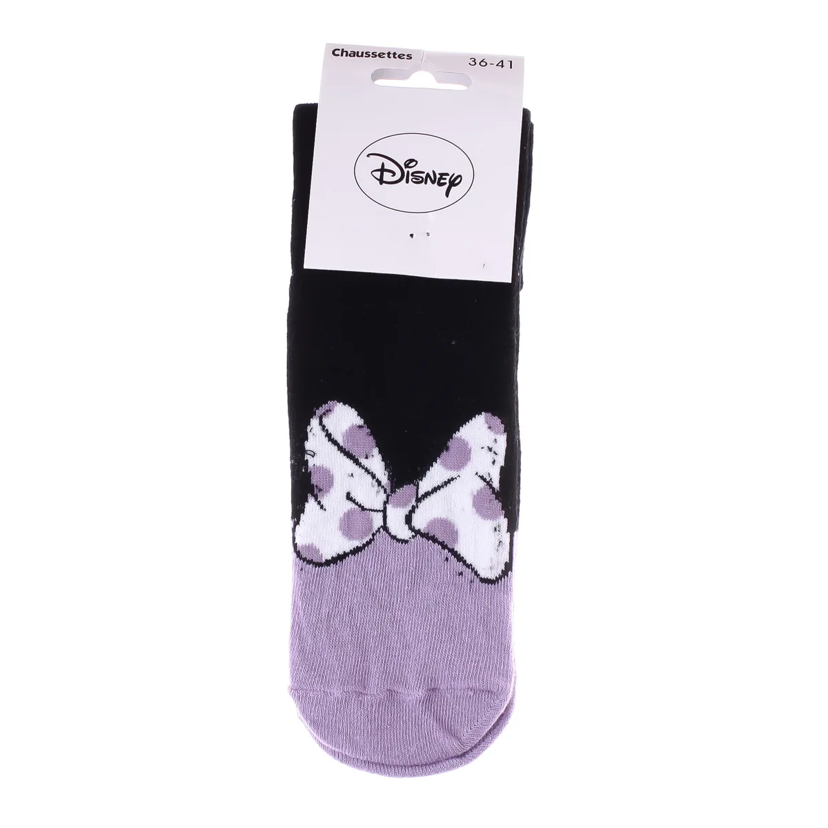 Шкарпетки DISNEY MINNIE хлопок 36-41 черный фиолетовый