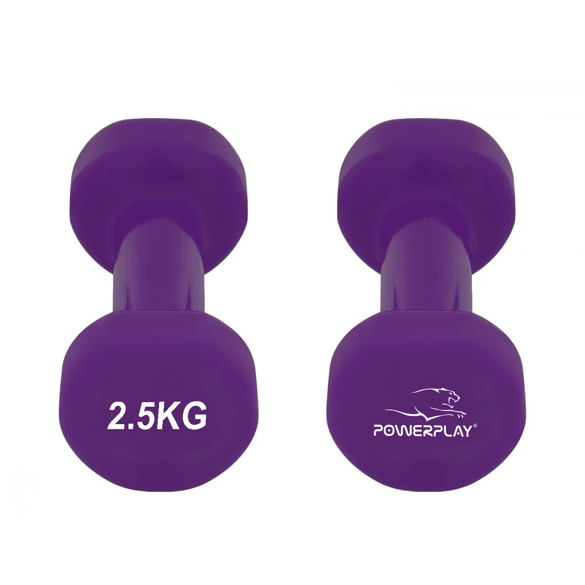Гантелі вінілові Active Point 2,5 кг Помаранчеві комплект 2 шт + Резинка для фітнесу 7,5 кг