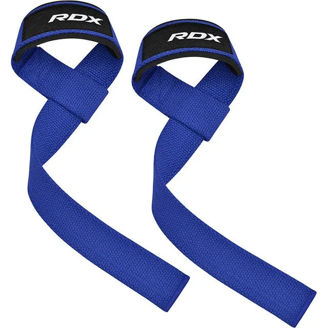 Лямки для тяги RDX бавовна 20,5 см сині