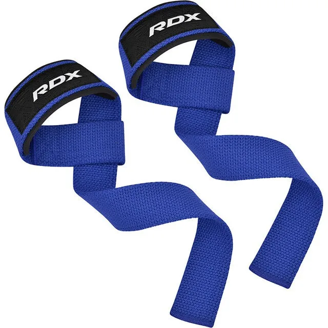 Лямки для тяги RDX бавовна 20,5 см сині