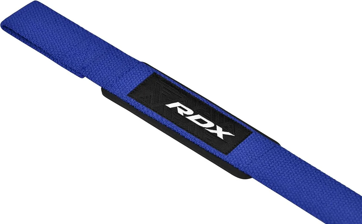Лямки для тяги RDX бавовна 20,5 см сині
