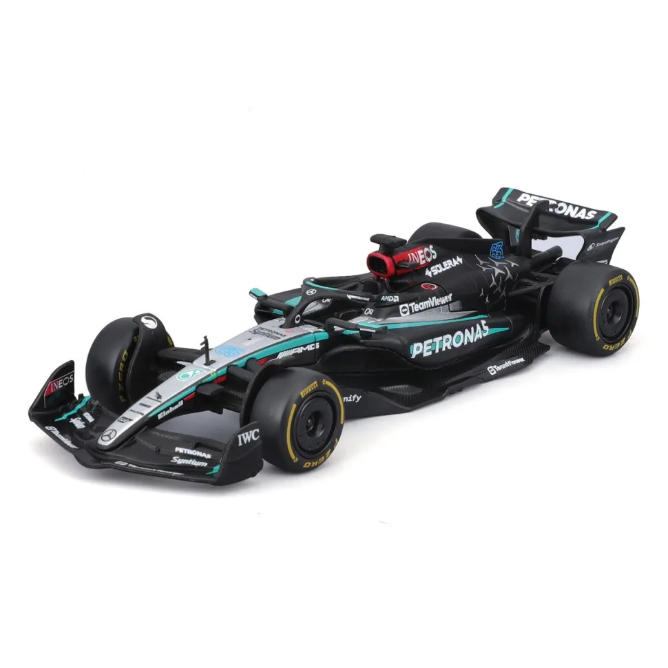 Колекційна автомобільна модель Bburago металева 1:43 Mercedes-AMG F1 W15 Performance чорна