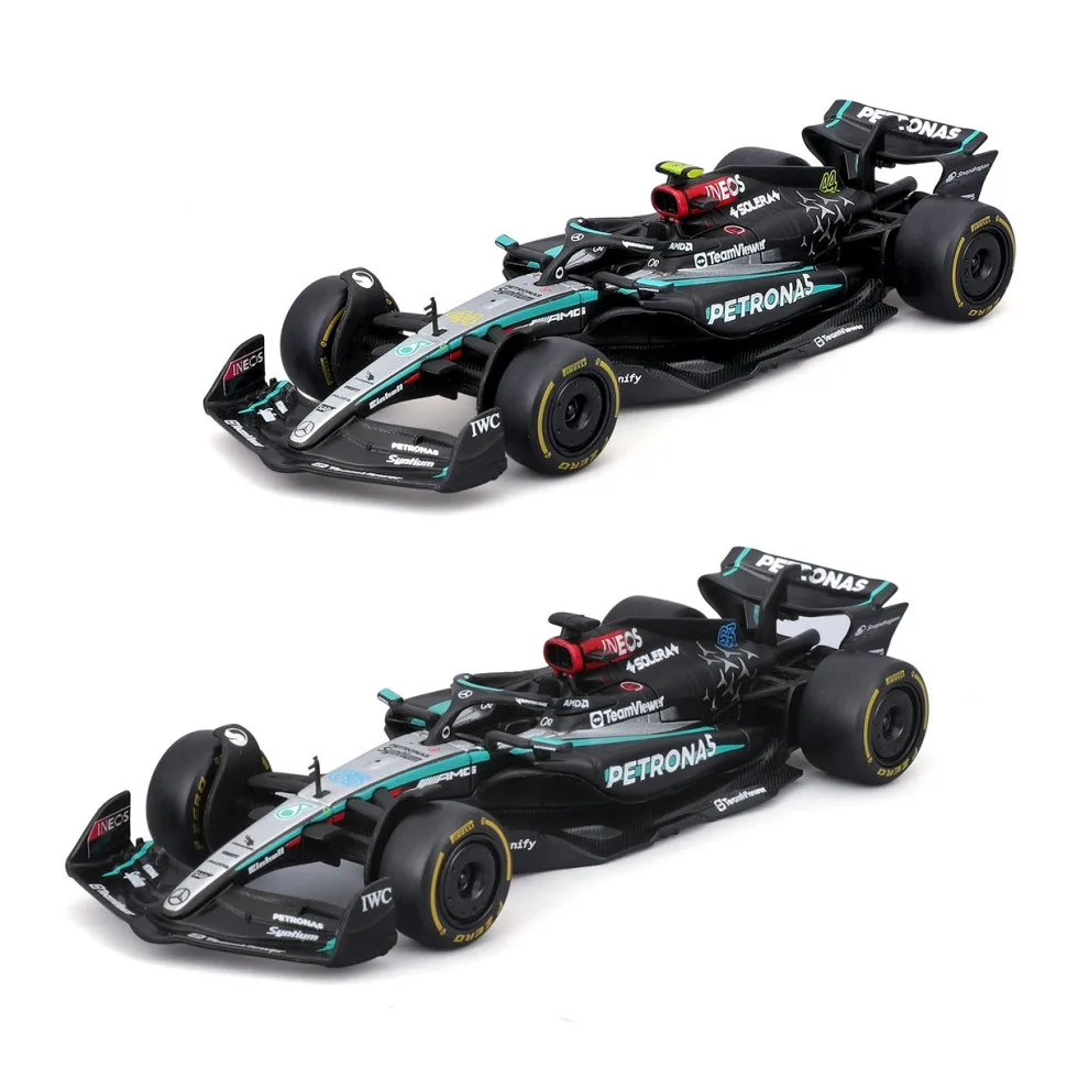 Колекційна автомобільна модель Bburago металева 1:43 Mercedes-AMG F1 W15 Performance чорна