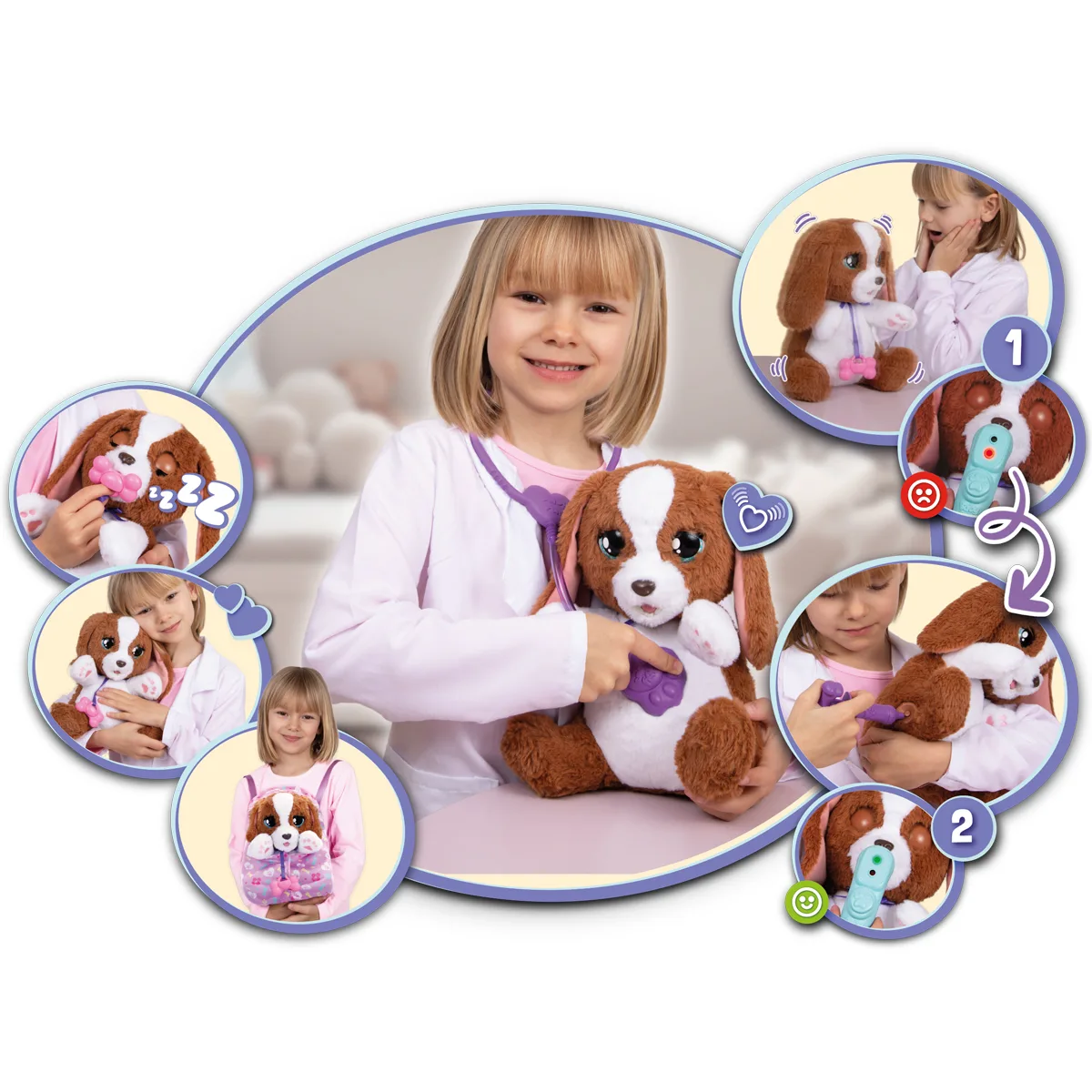 Интерактивный игровой набор Baby Paws текстильный 26 5х22 5х25 см