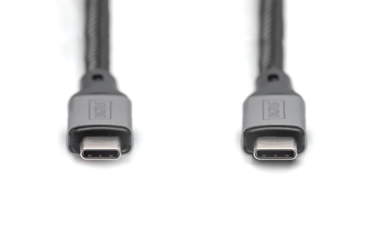 Кабель DIGITUS USB 4.0 (Type-C/Type-C) 1м, чорний