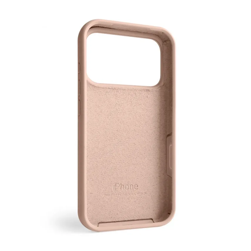 Чохол Silicone Case для Apple iPhone 17 Pro силіконовий 17 рожевий