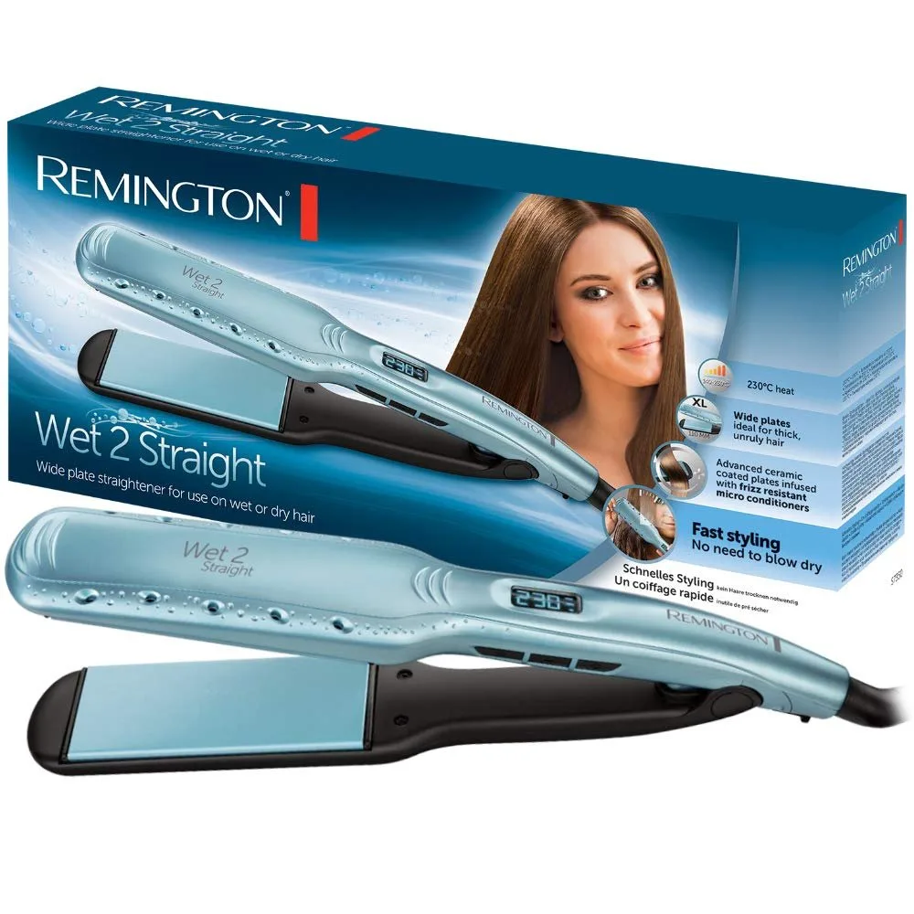 Випрямляч Remington кераміка 62Вт 10 температур блакитний 140-230С