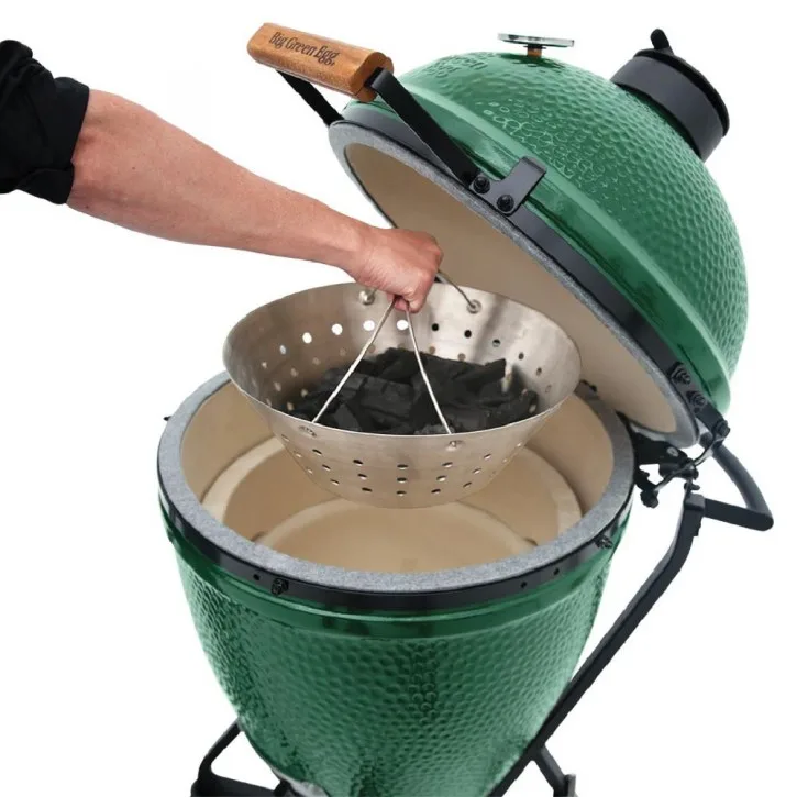Кошик для угля Big Green Egg нержавеющая сталь M