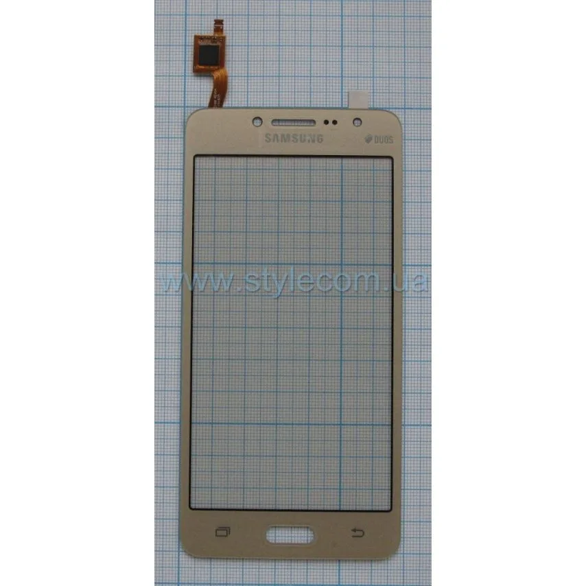 Тачскрин Samsung сенсор 5 дюймов золотой Высокое качество.