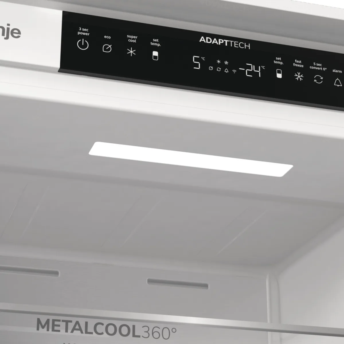 Холодильник Gorenje встраиваемый 284л 2 двери А+ Wi-Fi Белый