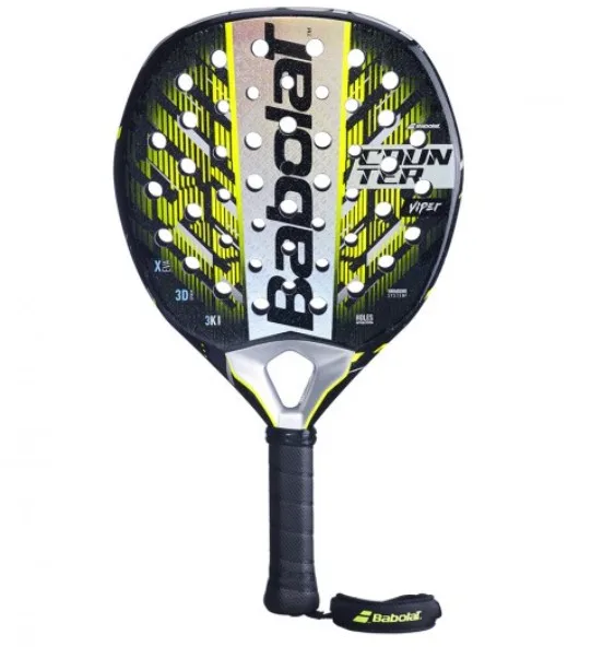 Ракетка для падел тенісу Babolat 3k carbon доросла жовта