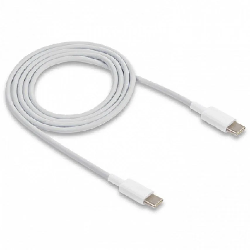 Кабель USB Type-C до Type-C XO 1м силіконовий білий 40W 2A