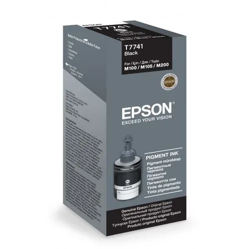 Контейнер чорнила Epson EcoTank 6000 сторінок чорний пигментний
