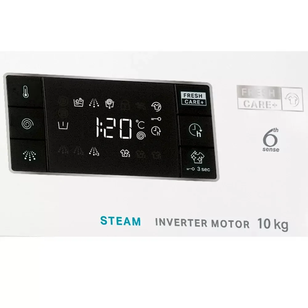 Пральна машина Whirlpool фронтального завантаження, 10 кг, 1400 об/хв, клас енергоефективності A+++, ширина 60 см, з дисплеєм, фун