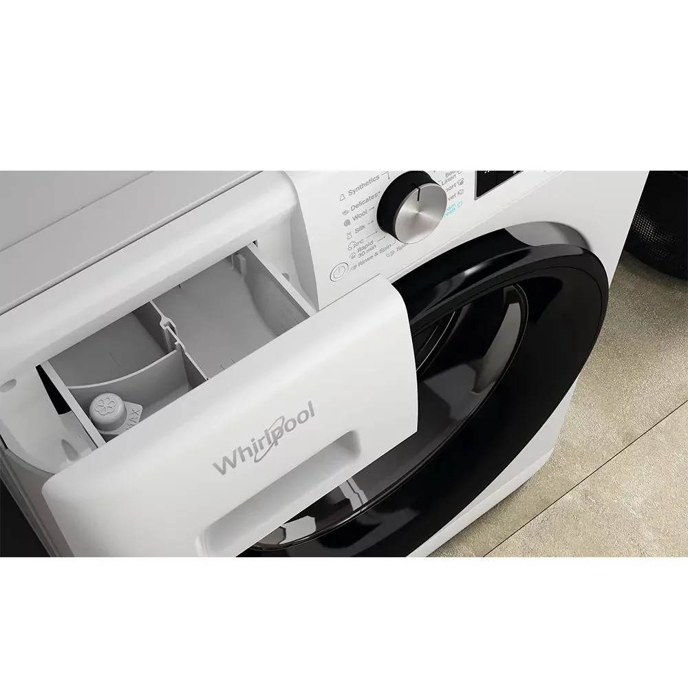 Пральна машина Whirlpool фронтального завантаження, 10 кг, 1400 об/хв, клас енергоефективності A+++, ширина 60 см, з дисплеєм, фун