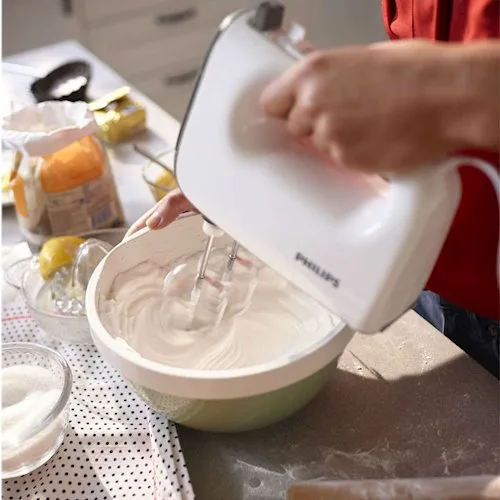 Ручний міксер Philips 450 Вт пластик 16х19х9 см білий сірий