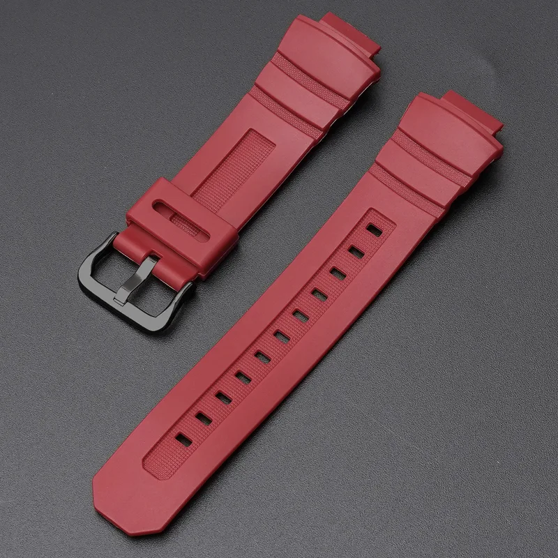 Ремінець Casio полімер 21,2 см червоний